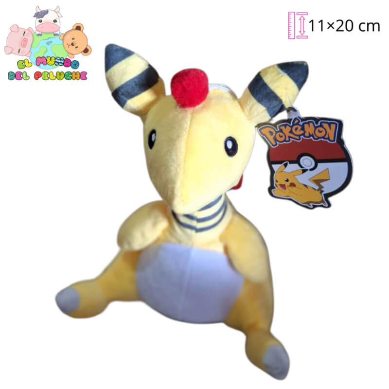 Peluche Ampharos | Pokémon Importación | 11×20 cm | El Mundo del Peluche