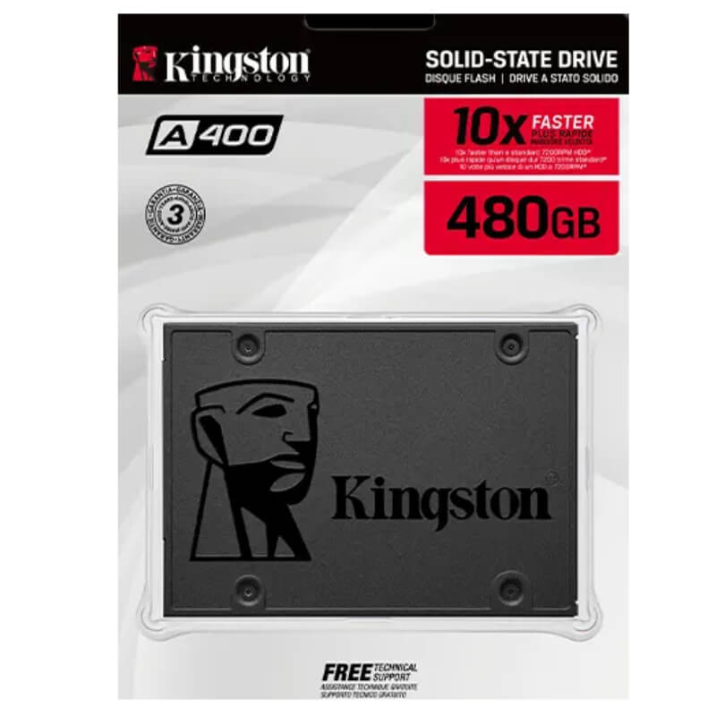 KINGSTON A400 - SSD - 480 GB - INTERNO - 2.5