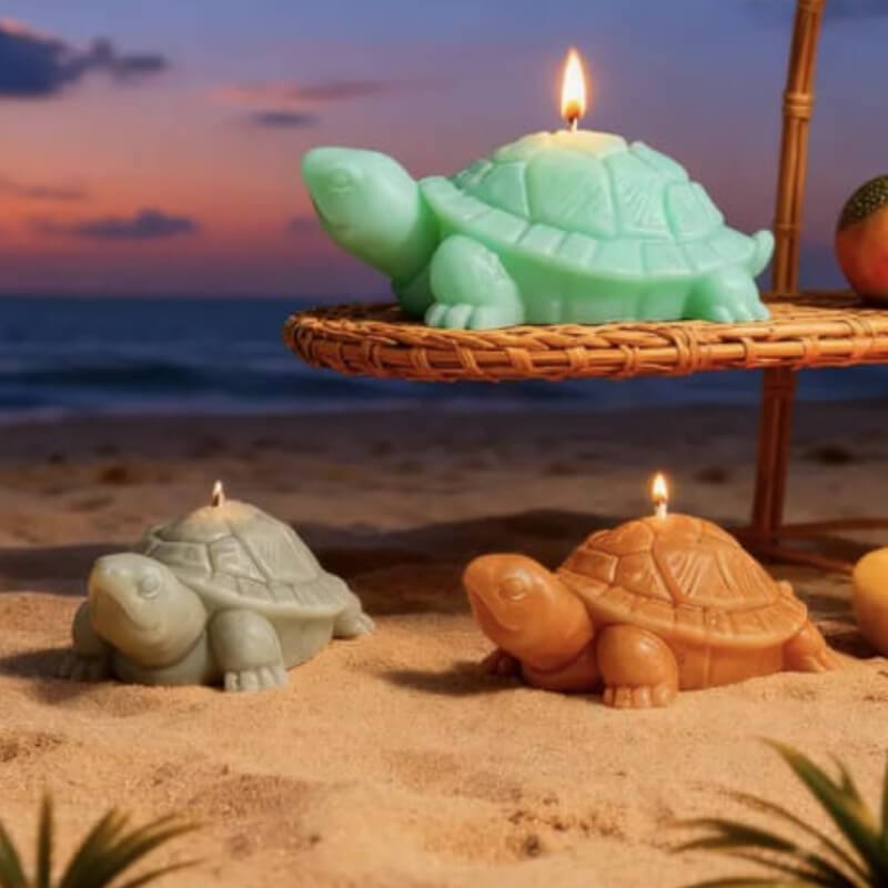 Moldes de silicona de 2 diseños de tortugas diferentes diseños para uso en Velas, jabones, resina, yeso, chocolate. precio unitario descripción