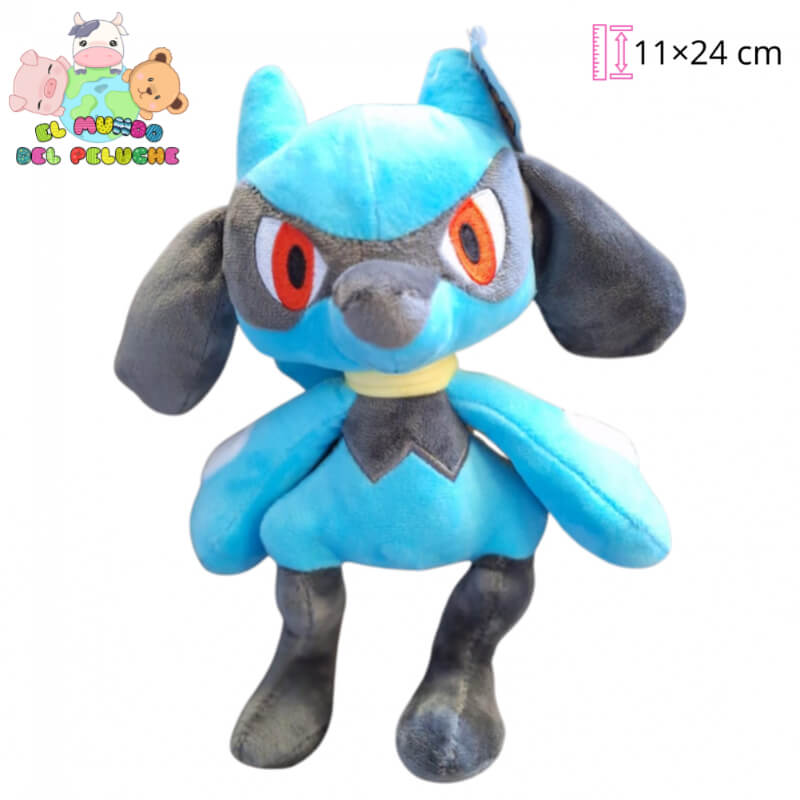 Peluche de Riolu | Personaje con Licencia | 11×24 cm | El Mundo del Peluche