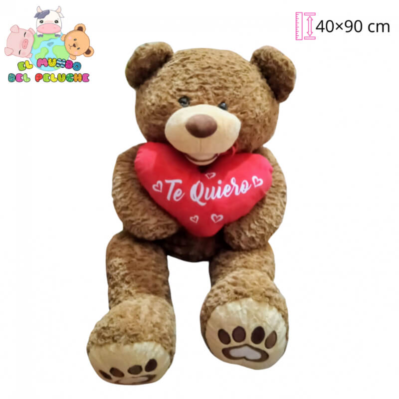 Oso Samy Grande | Oso Gigante Romántico | 40×90 cm | El Mundo del Peluche