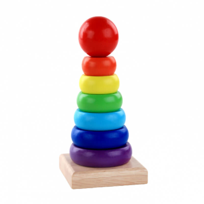 TORRE ARCOIRIS DE MADERA