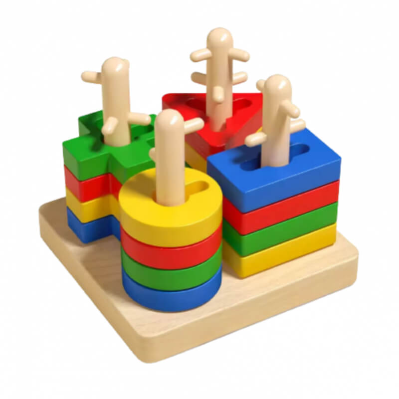 FIGURAS GEOMETRICAS PARA ENCAJAR DE MADERA
