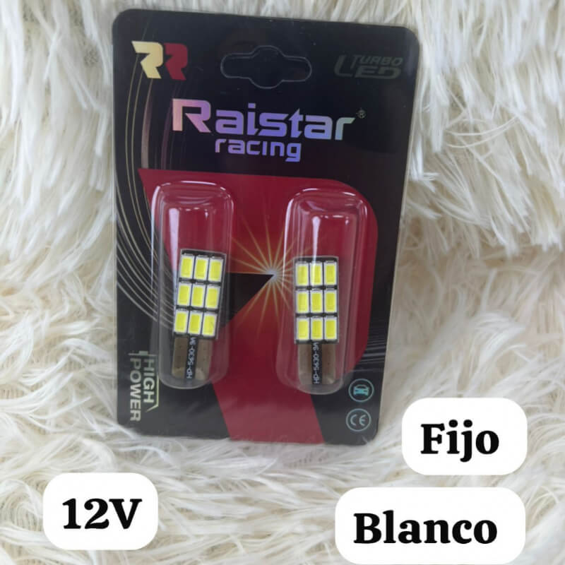 FOCO UÑA BLANCO FIJO 12V