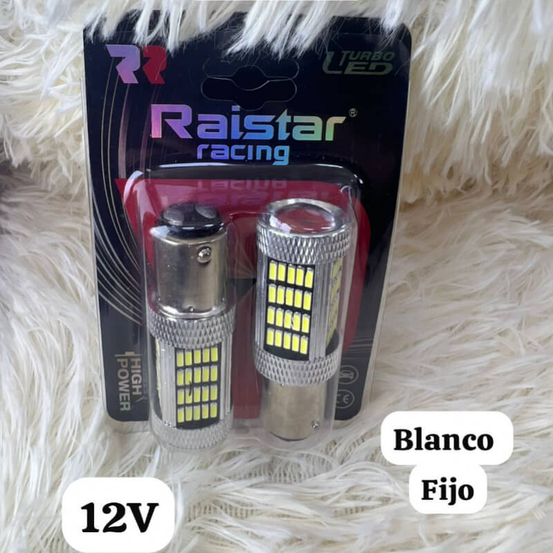 FOCO 2PUNTO FIJO BLANCA 12V