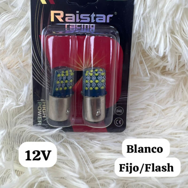 FOCO 2PUNTO FIJO FLASH BLANCO 12V A 24V
