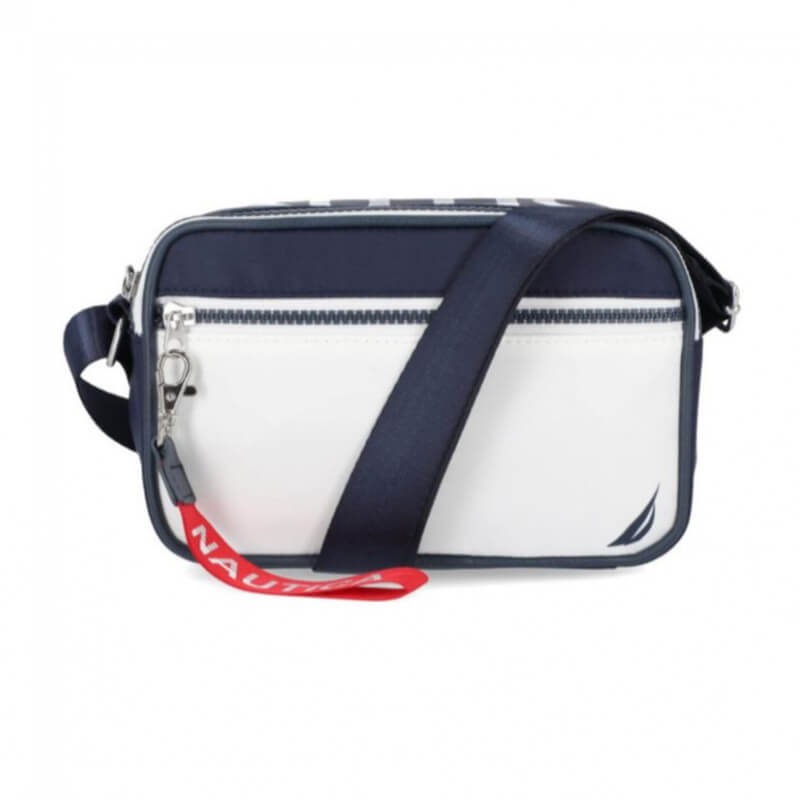 Bolsa Nautica Camera BL/WH