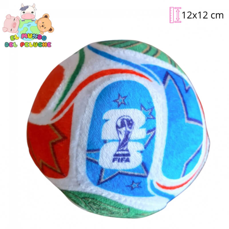 Balón de Peluche | Copa Mundial de Fútbol 2026 | 12x12 cm | El Mundo del Peluche