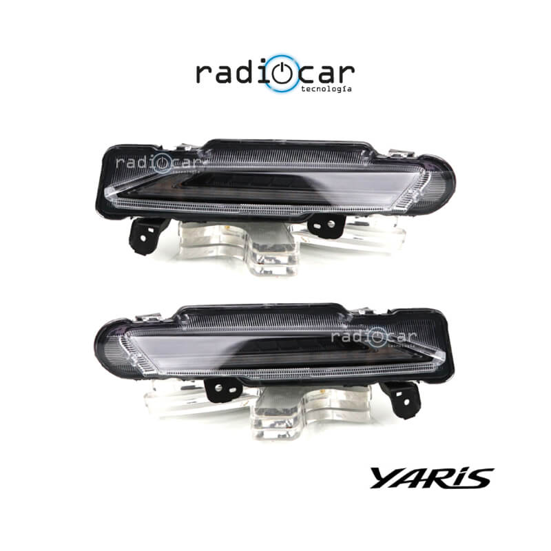 Luz diurna + luz direccional Toyota Yaris sedan 2017