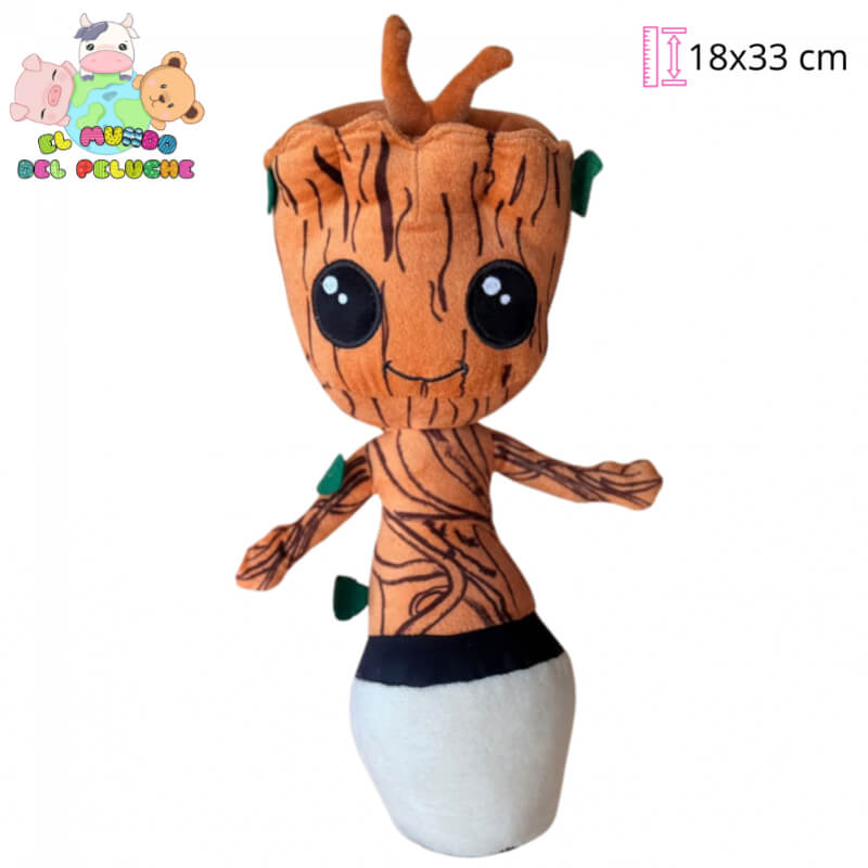 Peluche de Personaje | Baby Groot #1 Importación | 18x33 cm | El Mundo del Peluche