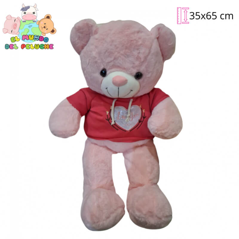 Oso de Peluche | Mawy #3 con Suéter | 35 x 65 cm | El Mundo del Peluche
