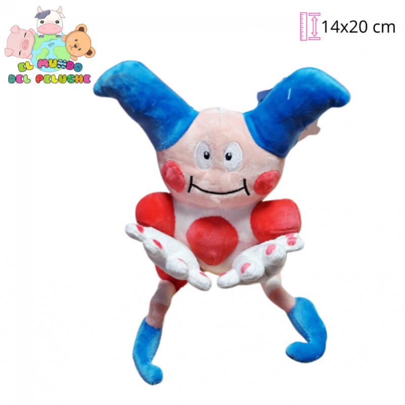 Peluche de Personaje | Mr. Mime Pokémon Importación | 14x20 cm | El Mundo del Peluche