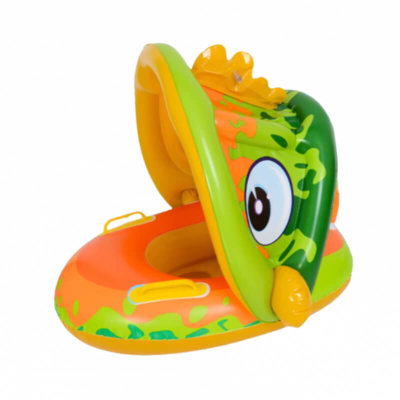 FLOTADOR INFLABLE TOLDO VERDE DINO