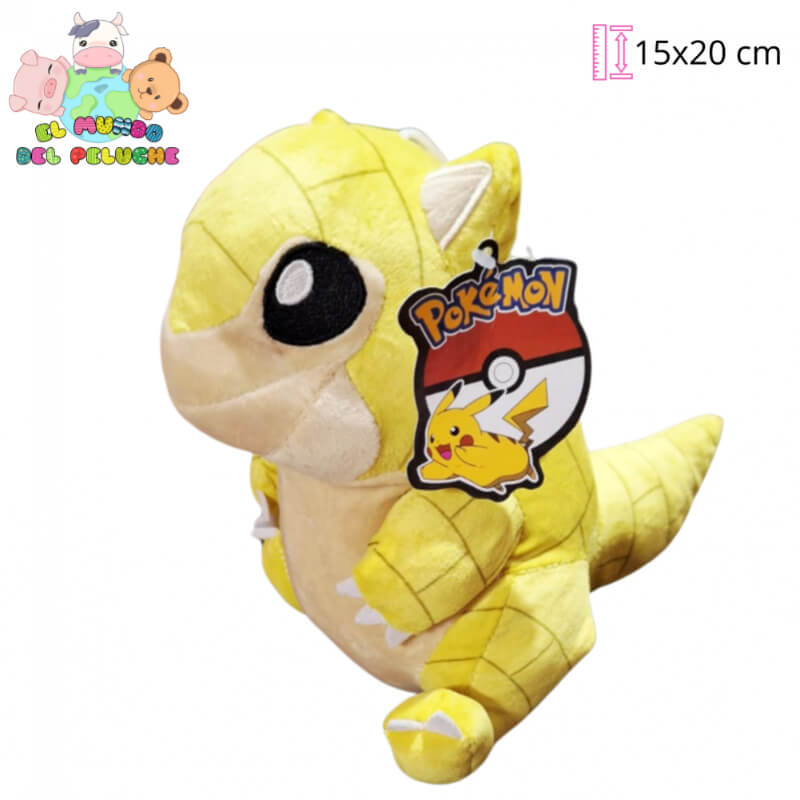 Sandshrew Pokémon Importación | 15 x 20 cm | El Mundo del Peluche