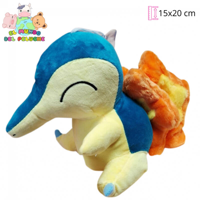 Cyndaquil Pokémon | 15x20 cm | El Mundo del Peluche