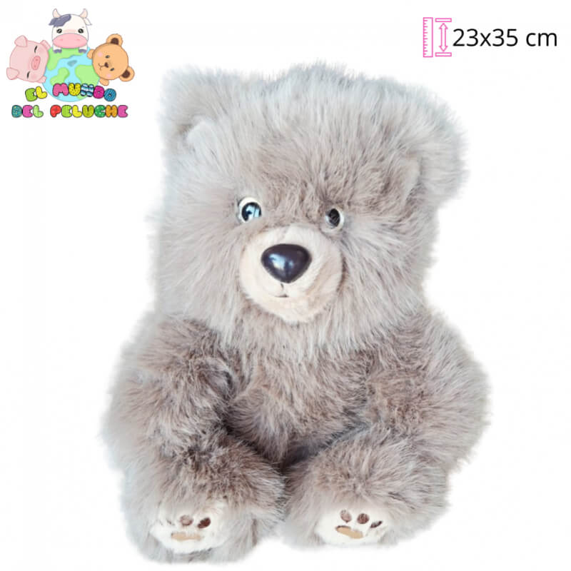 Oso Peludito Importación | 23x35 cm | El Mundo del Peluche
