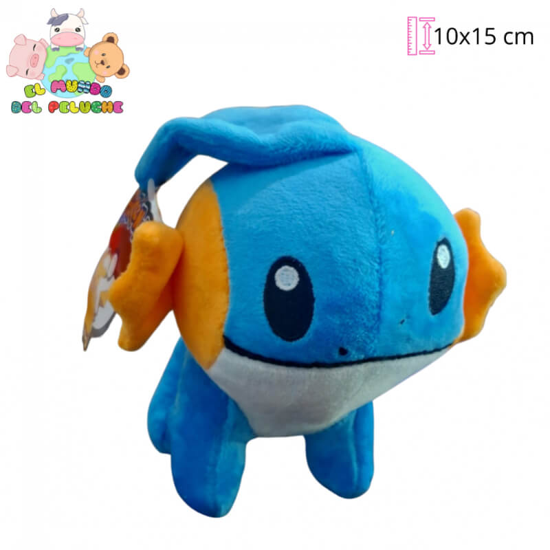 Peluche Mudkip Pokémon | 10 x 15 cm | El Mundo del Peluche