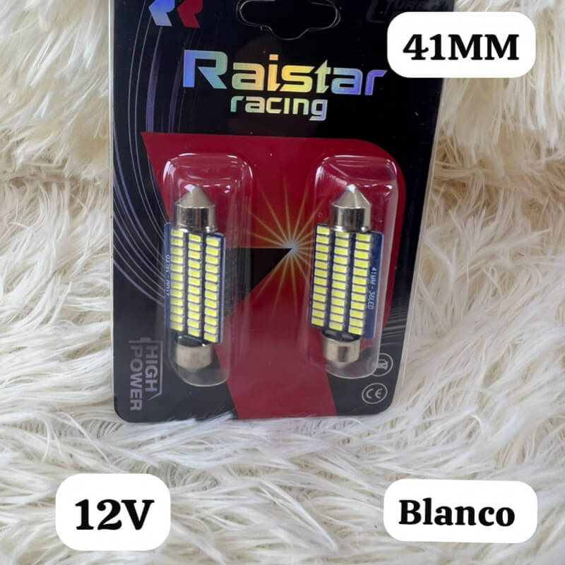 FOCO DE SALON BLANCO 12v 41MM