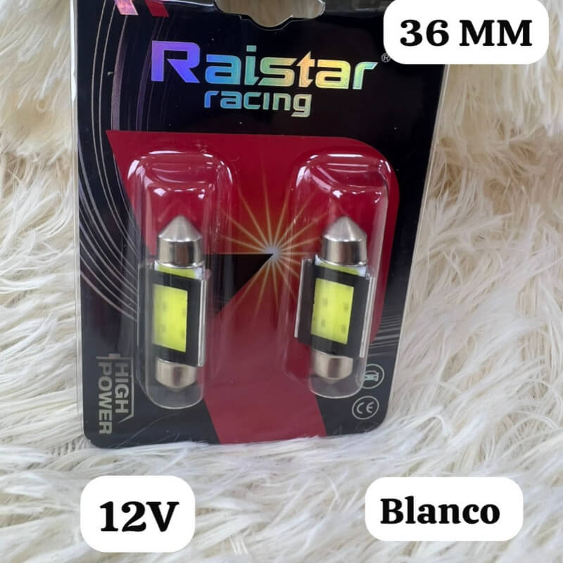 FOCO DE SALON BLANCO 12v 36MM