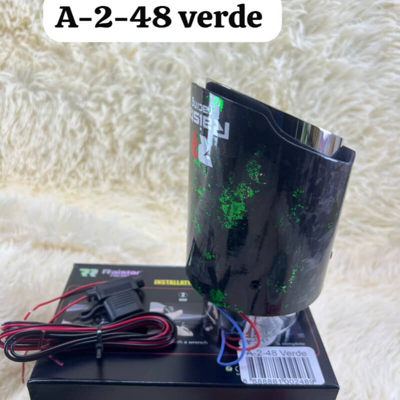 Tubo de Escape Decorativo con luz