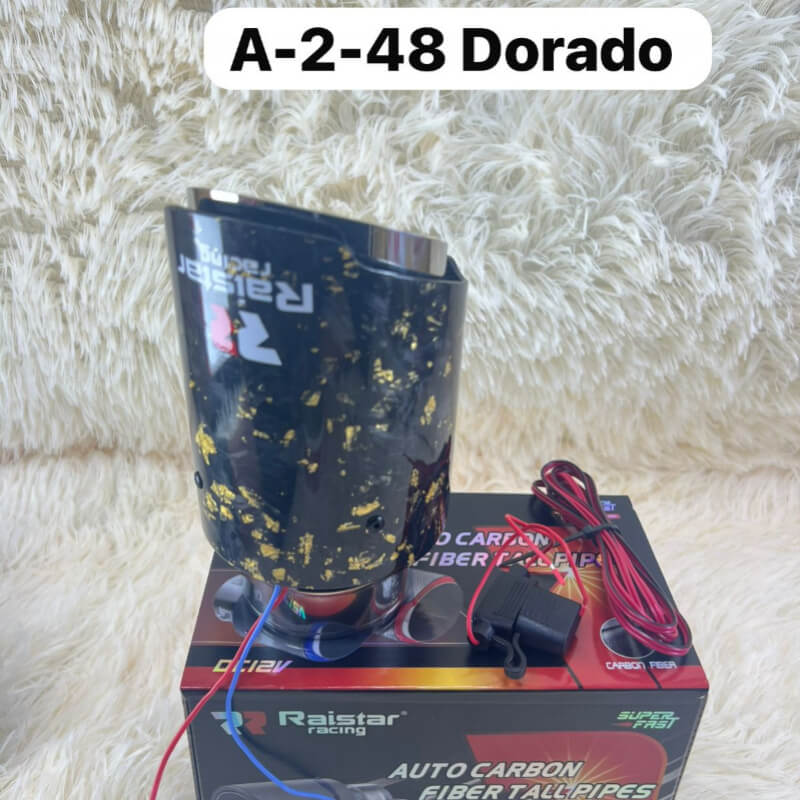 Tubo de Escape Decorativo con luz