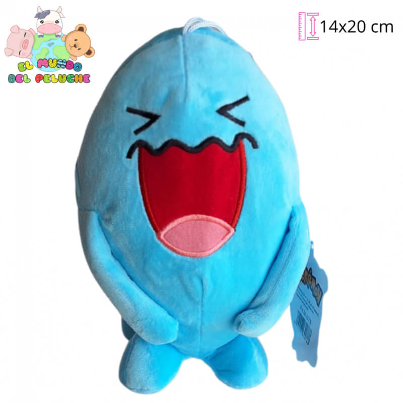 Peluche de Personaje | Wobbuffet Pokémon | 14 x 20 cm | El Mundo del Peluche