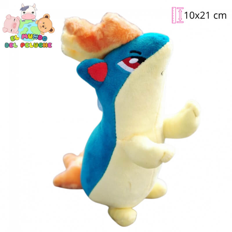 Peluche Quilava Pokémon | 10 x 21 cm | El Mundo del Peluche