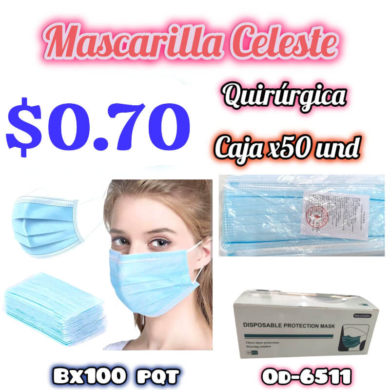 MASCARILLA CELESTE