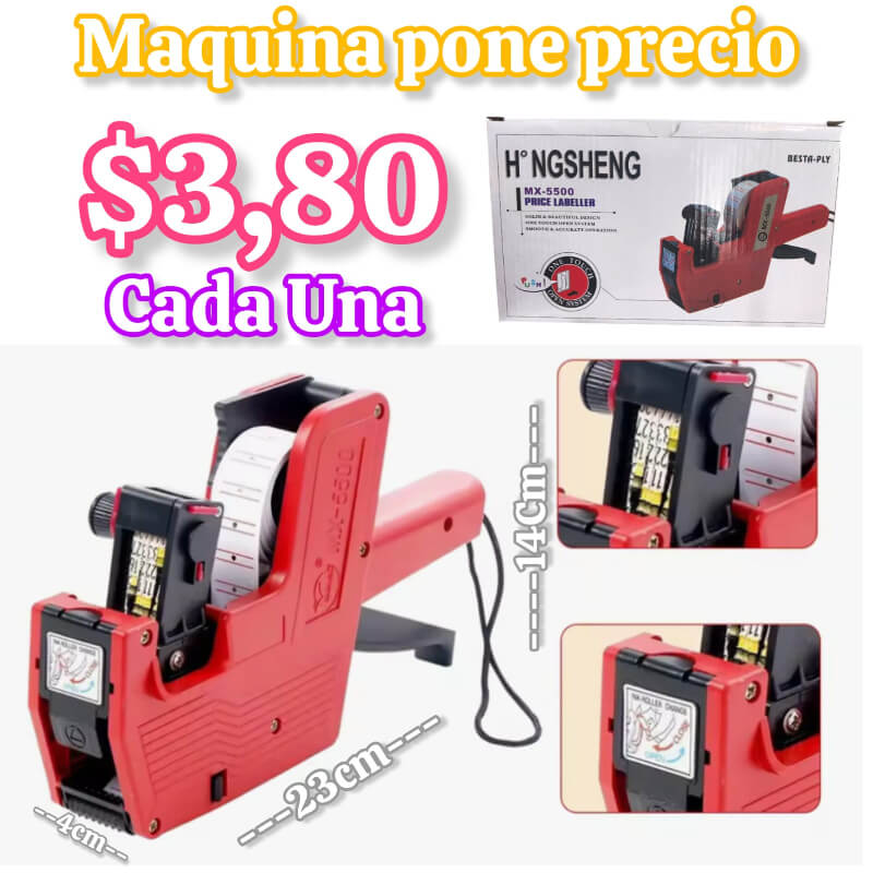 MAQUINA PONE PRECIO