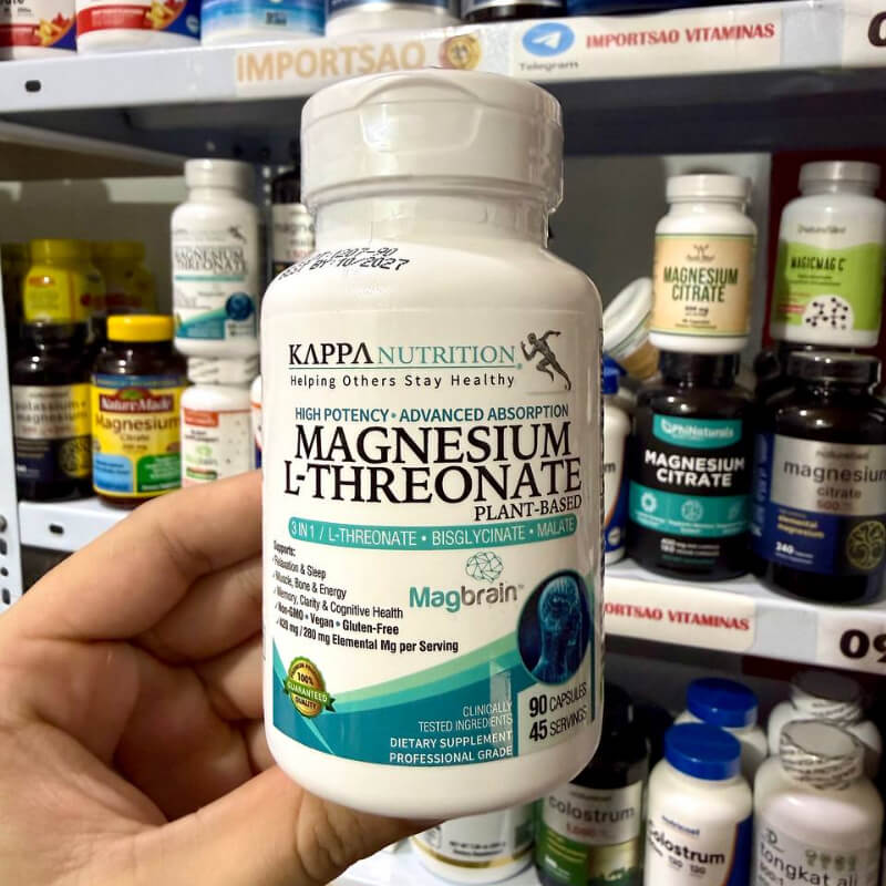 TREONATO DE MAGNESIO KAPPA NUTRITION