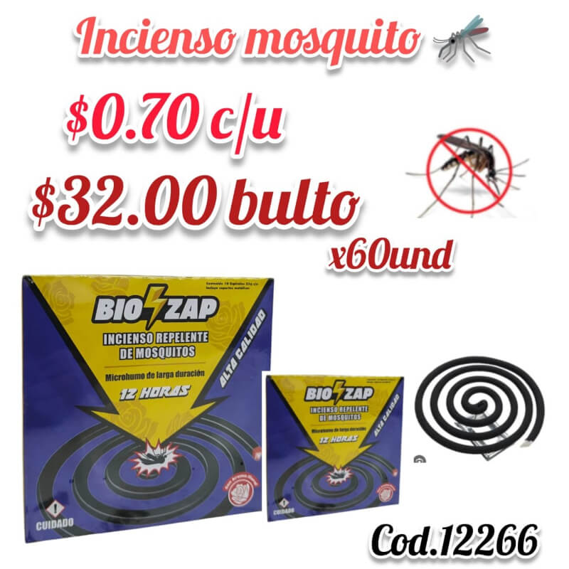 INCIENSO MOSQUITO BIOZAP