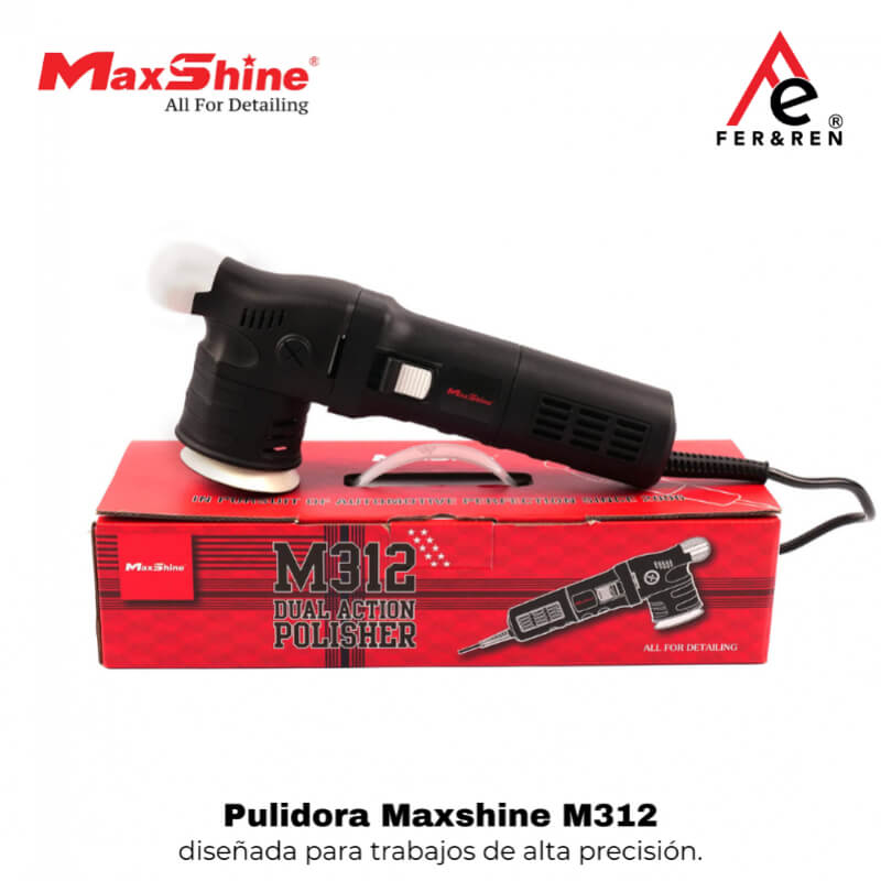 Pulidora Maxshine M312 Doble Acción 12 mm | 75 mm | 550W