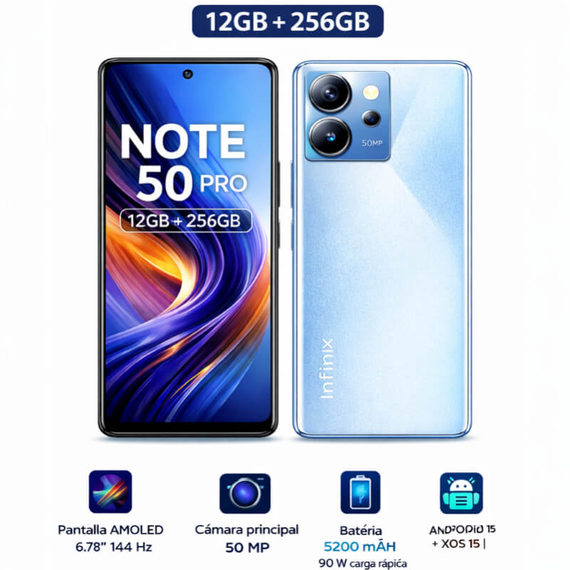 NOTE 50 PRO 12GB+256GB