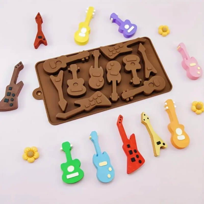 molde de tapete de instrumentos musicales