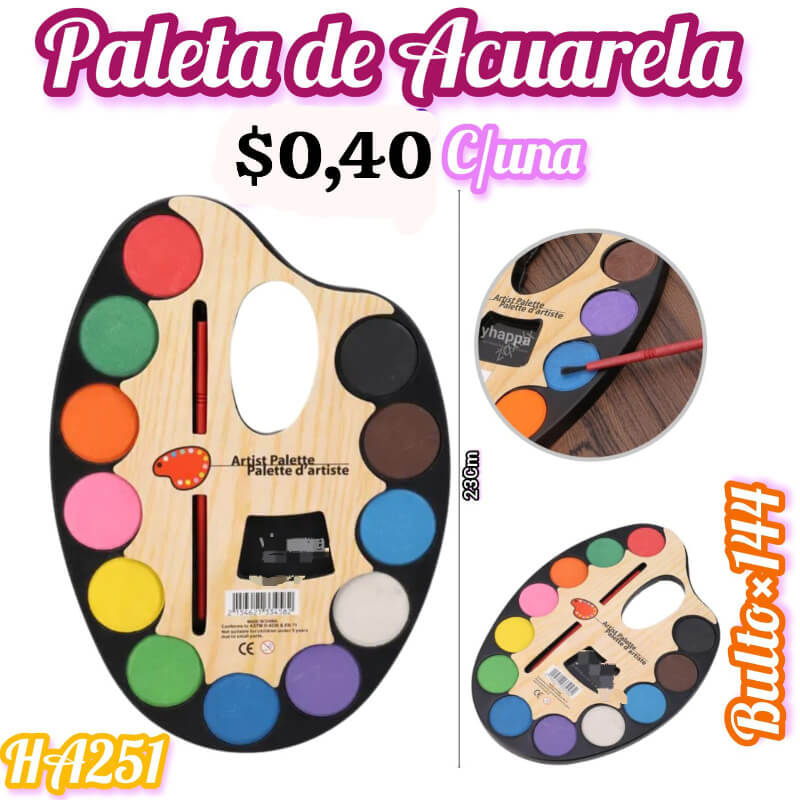 PALETA DE ACUARELA
