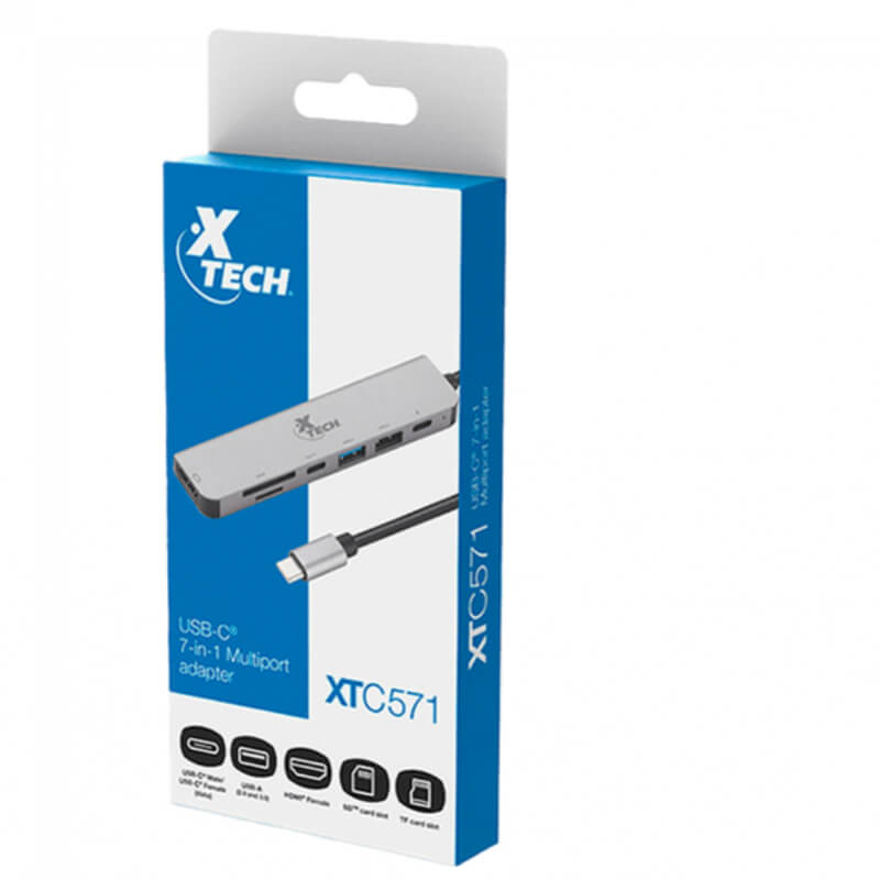 ADAPTADOR MULTIPUERTO 7 EN UNO XTC571