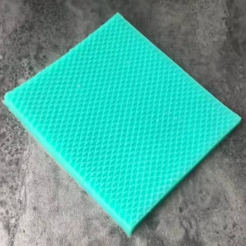 molde de tapete de escama de pescado