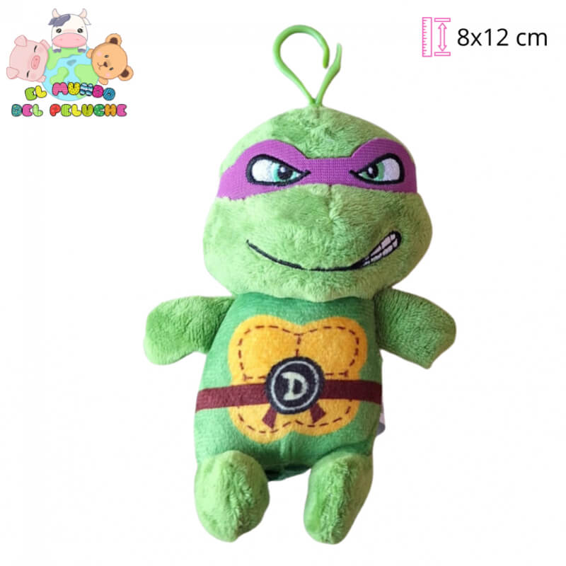 Llavero Tortuga Ninja | 8 x 12 cm | El Mundo del Peluche