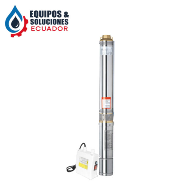 Bomba Sumergible 0.5 HP tipo lápiz de 1 pulgada 110 voltios Leo| Equipos & Soluciones Ecuador