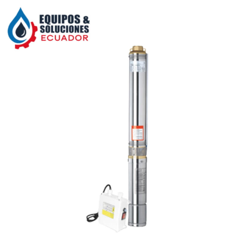 Bomba Sumergible 1 HP tipo lápiz de 1 pulgada 110 voltios Leo| Equipos & Soluciones Ecuador