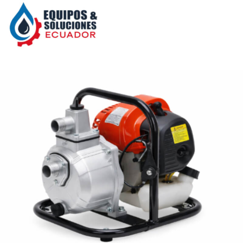 Motobomba de agua de 1 x 1 pulgada de 1.6hp a gasolina leo| Equipos & Soluciones Ecuador