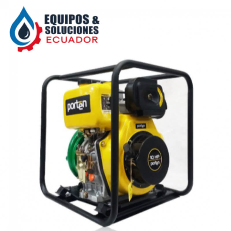 Motobomba de 3 pulgadas 10hp alta presión manual / retráctil porten| Equipos & Soluciones Ecuador