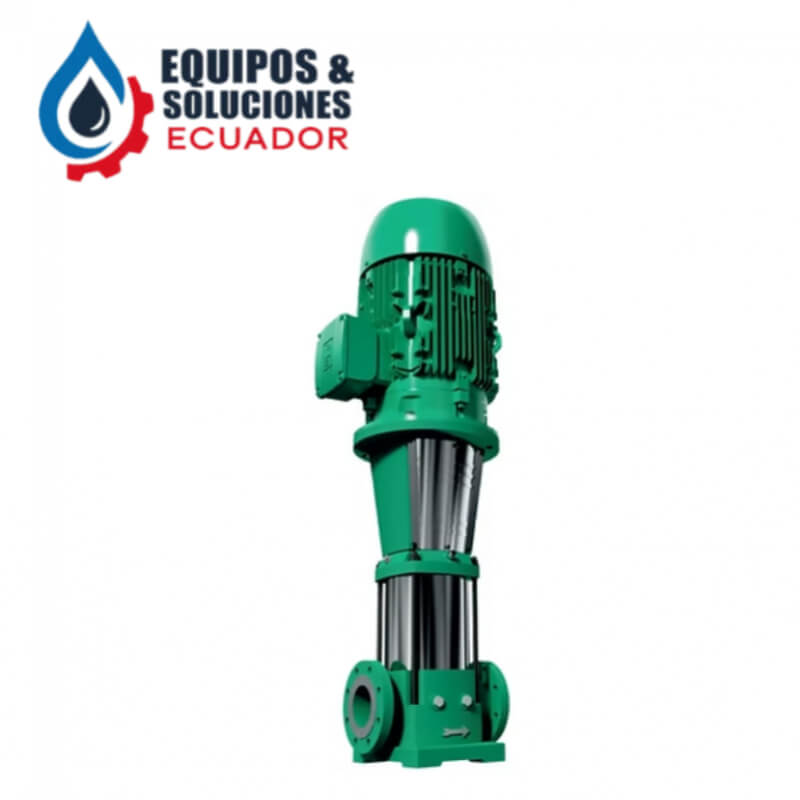 Bomba multietapa 2HP vertical de acero inoxidable 11/4 x 1´NPT de 220 voltios monofásica Barnes| Equipos & Soluciones Ecuador