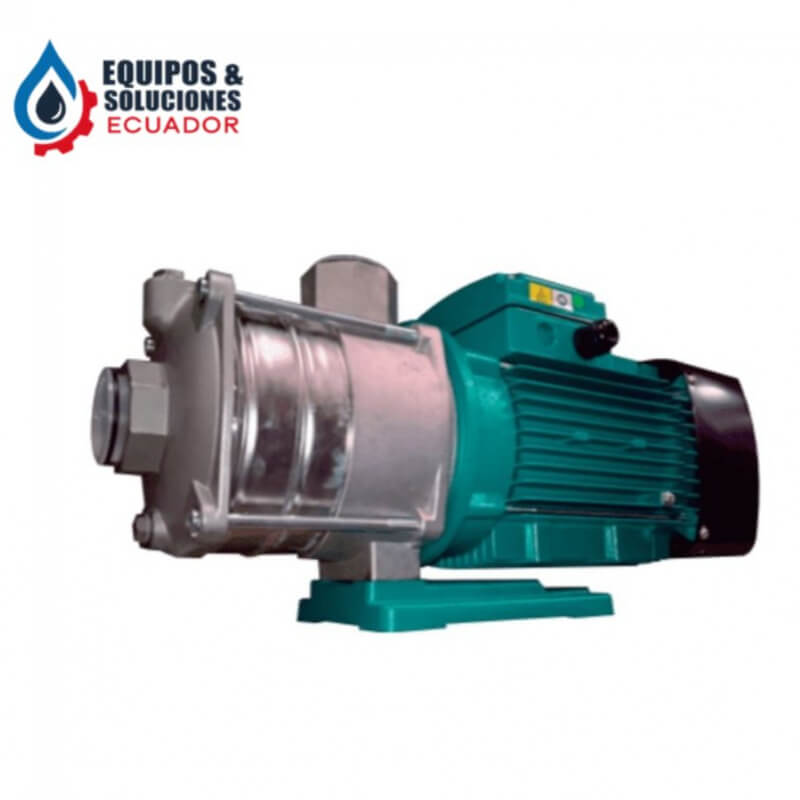 Bomba multietapa horizontal de acero inoxidable 4HP 1 1/2´´NPT de 220/440 voltios Barnes| Equipos & Soluciones Ecuador