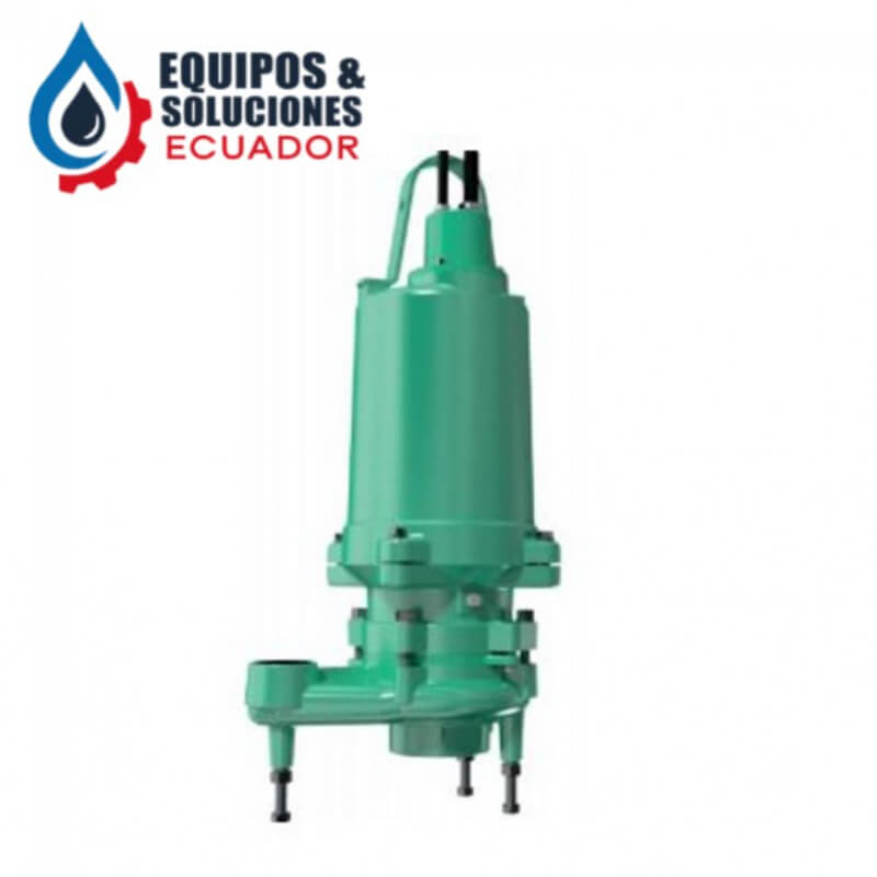 Bomba Aguas Residuales con trituradora 3HP 2'' NPT 440 voltios Barnes| Equipos & Soluciones Ecuador