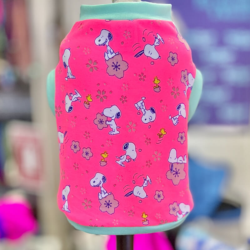CAMISETA DE SNOOPY PARA GATITAS Y PERRITAS TALLA XXXS/XXS