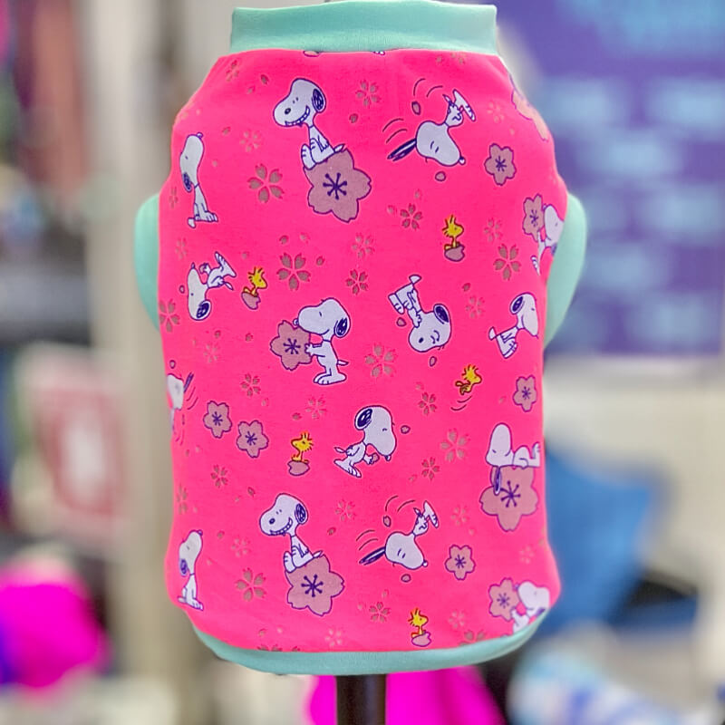 CAMISETA DE SNOOPY PARA GATITAS Y PERRITAS TALLA M/L
