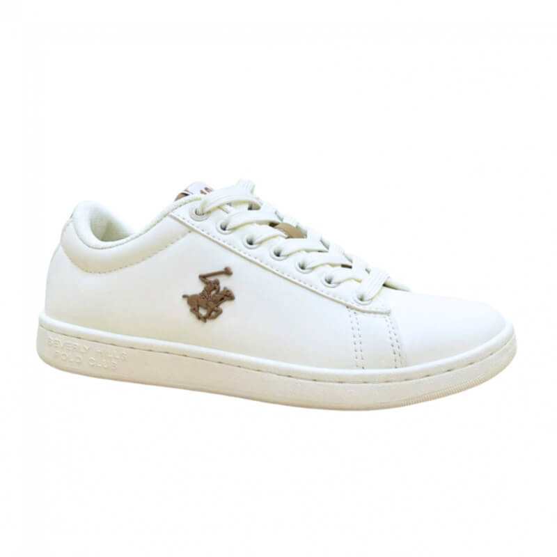 Zapatos Beverly Hills Polo Club White/Silver