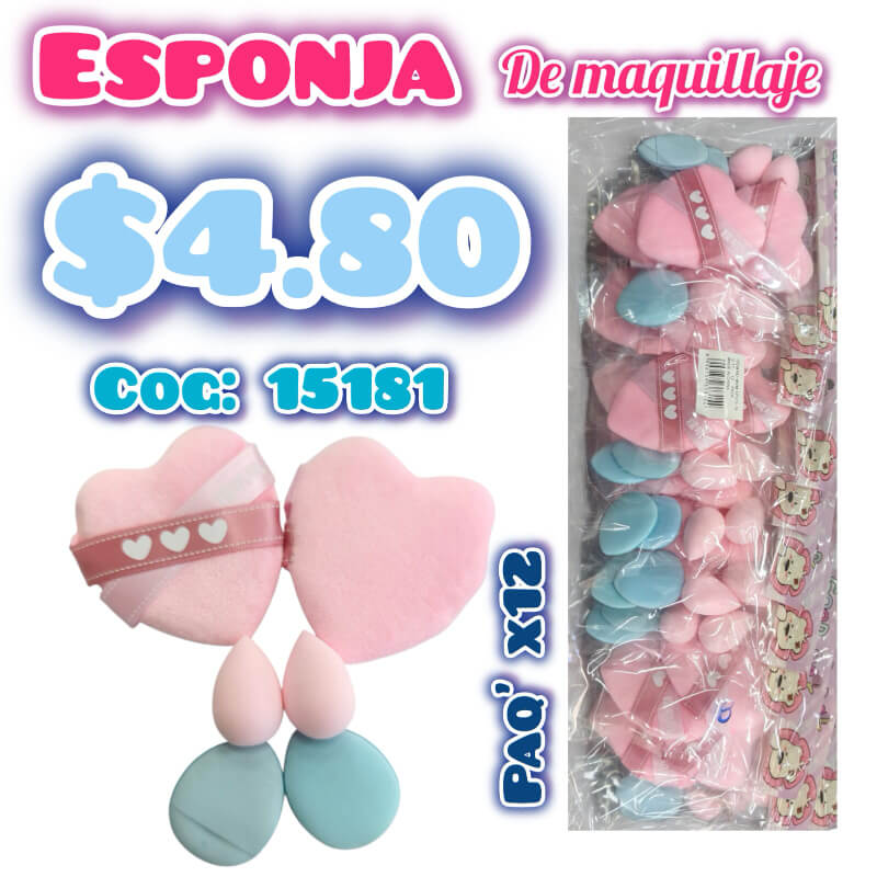 ESPONJA DE MAQUILLAJE