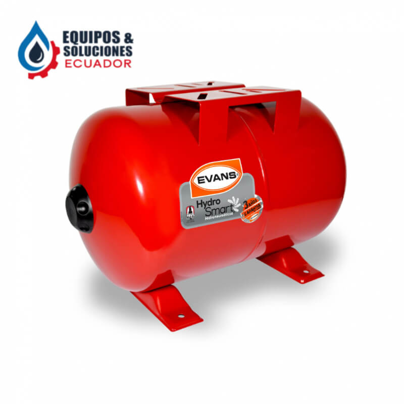 Tanque 24L Hidroneumático Hydro-MAC ® Horizontal Evans| Equipos & Soluciones Ecuador